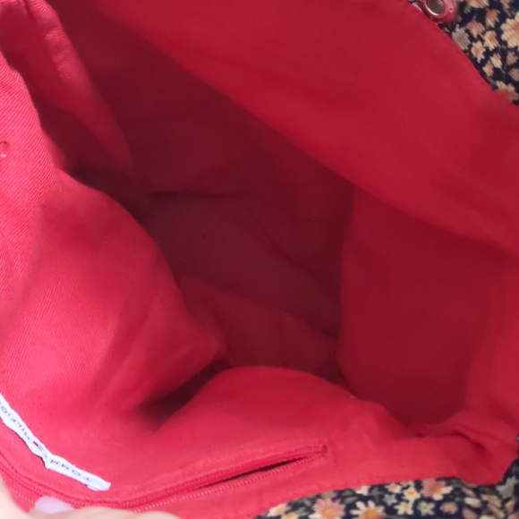 Tommy Hilfiger Floral Corderoy Tote Bag - Picture 5 of 5